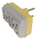 Adaptador Plug Benjamim Kz3 Elétrico 10A 220v 5 Unidades