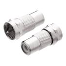Adaptador plug femea macho x rca femea pct/10 storm
