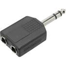 Adaptador Plug P10 Estéreo Para 2x J10 Jack
