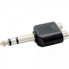 Adaptador Plug P10 Stereo Para 2x Jack RCA Niquel ADAP0031 Storm - PCT / 10 Adaptador Plug P10 Stereo Para 2x Jack RCA Niquel ADAP0031 Storm - PCT / 10