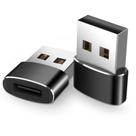 Adaptador Plug USB tipo C femea para USB tipo A comum macho 3.0 computador celular