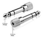 Adaptador Plugue P2 Estéreo / P10 Estéreo Macho -- Metal