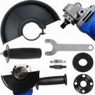 Adaptador Politriz Lixadeira Esmerilhadeira Kit Protetor Disco Chave Punho Auxiliar M14 Corte KaQi