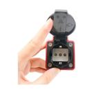 Adaptador Portátil De Carregamento EV 220V Tipo 2 Macho Para Tomada Schuko Para Carregador De Adaptador Portátil De Carregamento EV 220V Tipo 2 Macho Para Tomada Schuko Para Carregador De
