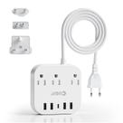 Adaptador Power Strip Unidapt dos EUA para o Reino Unido e Europa com USB C 4 USB Adaptador Power Strip Unidapt dos EUA para o Reino Unido e Europa com USB C 4 USB