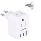 Adaptador Power Travel Plug HANYCONY Type J Suíça
