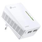 Adaptador Powerline TP-Link TL-WPA4220 AV600 300Mbps Wi-Fi Extensor Conectividade Plug and Play Ideal para Streaming