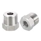 Adaptador Rebower, pacote com 2 unidades, aço inoxidável 304, 1/8 NPT fêmea x 1 NPT macho Adaptador Rebower, pacote com 2 unidades, aço inoxidável 304, 1/8 NPT fêmea x 1 NPT macho