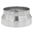 Adaptador Redutor De Dutos 150mm Para 125mm Em Alumínio