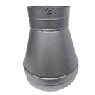 Adaptador Redutor De Dutos 200mm Para 150mm Chapa Galvanizada