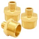 Adaptador redutor de latão Uenede 1/4 NPT macho para 3/4 NPT macho