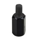 Adaptador retrovisor m8 rosca direita p/ m10 rosca direita preto