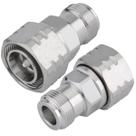 Adaptador RFetomax 4.3/10 Mini DIN macho para conector N fêmea Adaptador RFetomax 4.3/10 Mini DIN macho para conector N fêmea