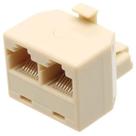 Adaptador rj-45 - 1 macho para 2 femeas
