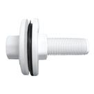 Adaptador Roscável c/ Flange Fixa Branca 3/4" - Cipla