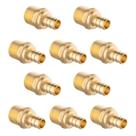 Adaptador rosqueado macho Barb Crimp PEX 1/2 x 1/2 NPT (pacote com 10)