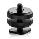 Adaptador Sapata Universal Duplo 1/4 Acessórios Em Câmeras E