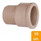 Adaptador Soldável Plastilit Curto 60mm x 2P Embalagem com 10 Unidades Adaptador Soldável Plastilit Curto 60mm x 2P Embalagem com 10 Unidades