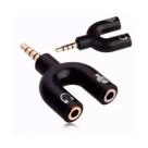 Adaptador Splitter Headset Fone Microfone P2 X P3 Áudio