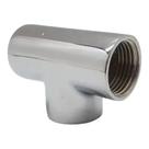 Adaptador Tee T Metal Cromado Rosca Fêmea 1/2''x1/2'' Garden