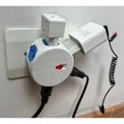 Adaptador Tomada Benjamim 6 Saídas Filtro De Linha Sem Fio