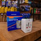 Adaptador Tomada Universal Interional Viagem + 150 Países Inova Tra-30078 Adaptador Tomada Universal Interional Viagem + 150 Países Inova Tra-30078