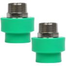Adaptador Trans F/M Ppr 32mm x 1"pol 2 Peças Krona Adaptador Trans F/M Ppr 32mm x 1"pol 2 Peças Krona