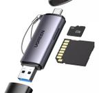 Adaptador Ugreen Cm185 Usb Tipo C E A Para Micro Sd E Sd Nfe