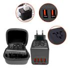 Adaptador Universal Com 4 Usb E 2 Usb-c