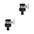Adaptador Universal Durável Para Torneira De Água 2 Peças Conector Rápido De Plástico Para Mangueira