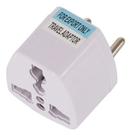 Adaptador Universal Para Pino Redondo Branco 250v/10a