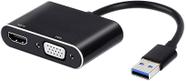 Adaptador Usb 3.0 Para Hdmi Vga Video 1080p - Windows 7 8 10