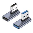 Adaptador USB 3.1 AreMe de 90 graus em forma de L, pacote com 2 unidades para PC e laptop