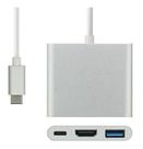 Adaptador Usb-c 3.1 Thunderbolt 3.0 X Hdmi Usb Adaptador Usb-c 3.1 Thunderbolt 3.0 X Hdmi Usb