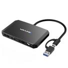 Adaptador USB C e USB 3.0 para Dual 4K DisplayPort/HDMI WAVLINK