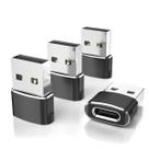 Adaptador USB-C fêmea para USB-A macho, pacote com 4 unidades Elebase
