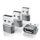 Adaptador USB-C fêmea para USB-A macho, pacote com 4 unidades Elebase