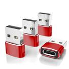 Adaptador USB-C (fêmea) para USB-A (macho), pacote com 4 unidades Elebase