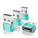 Adaptador USB-C fêmea para USB-A macho, pacote com 4 unidades Elebase