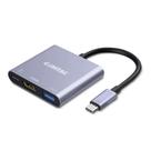 Adaptador USB-C P/ AV Digital Multiportas 3 em 1 Comtac 9405