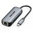 Adaptador USB-C para Gigabit Ethernet de 5Gbps WL-NWU340G da Wavlink Adaptador USB-C para Gigabit Ethernet de 5Gbps WL-NWU340G da Wavlink