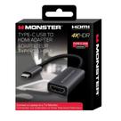 Adaptador USB-C para HDMI compatível com MONSTER 4K 30Hz Adaptador USB-C para HDMI compatível com MONSTER 4K 30Hz