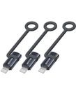 Adaptador USB C para Lightning, certificado BOUTOP MFi, 36W, PD, pacote com 3