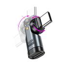 Adaptador USB C Para Tipo C OTG Com Rotação De 540 graus E Cabo De Carregamento Rápido De 5A Para iPhone,