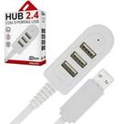 Adaptador usb hub 2.4 com 3 portas na caixa - MILENIO BRASIL Adaptador usb hub 2.4 com 3 portas na caixa - MILENIO BRASIL
