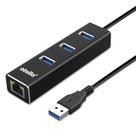 Adaptador USB para Ethernet atolla 3 portas USB 3.0 Hub RJ45