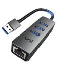 Adaptador USB para Ethernet uni Hub USB 3.0 100/1000 Mbps RJ45