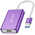 Adaptador USB para HDMI ABLEWE 2023 Atualizado em alumínio roxo