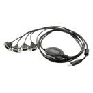 Adaptador USB para serial RS232 Chipset Gearmo FTDI de 4 portas