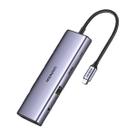 Adaptador usb tipo c 10 em 1 hdmi vga rj45 gigabit 3 usb-a leitor sd/tf p2 usb-c 100w cm498 ugreen - 15601